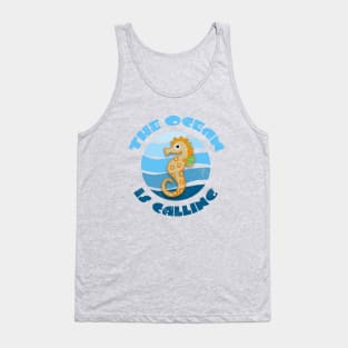 The ocean is calling II Tank Top